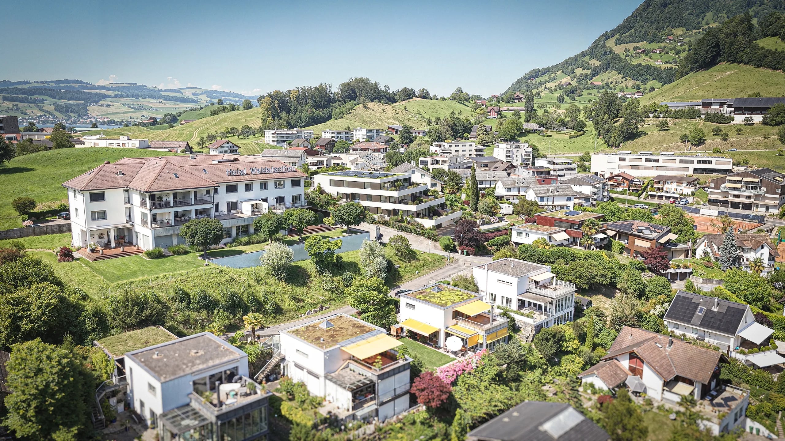 Terrassenhaus Weggis Aussenvisualisierung