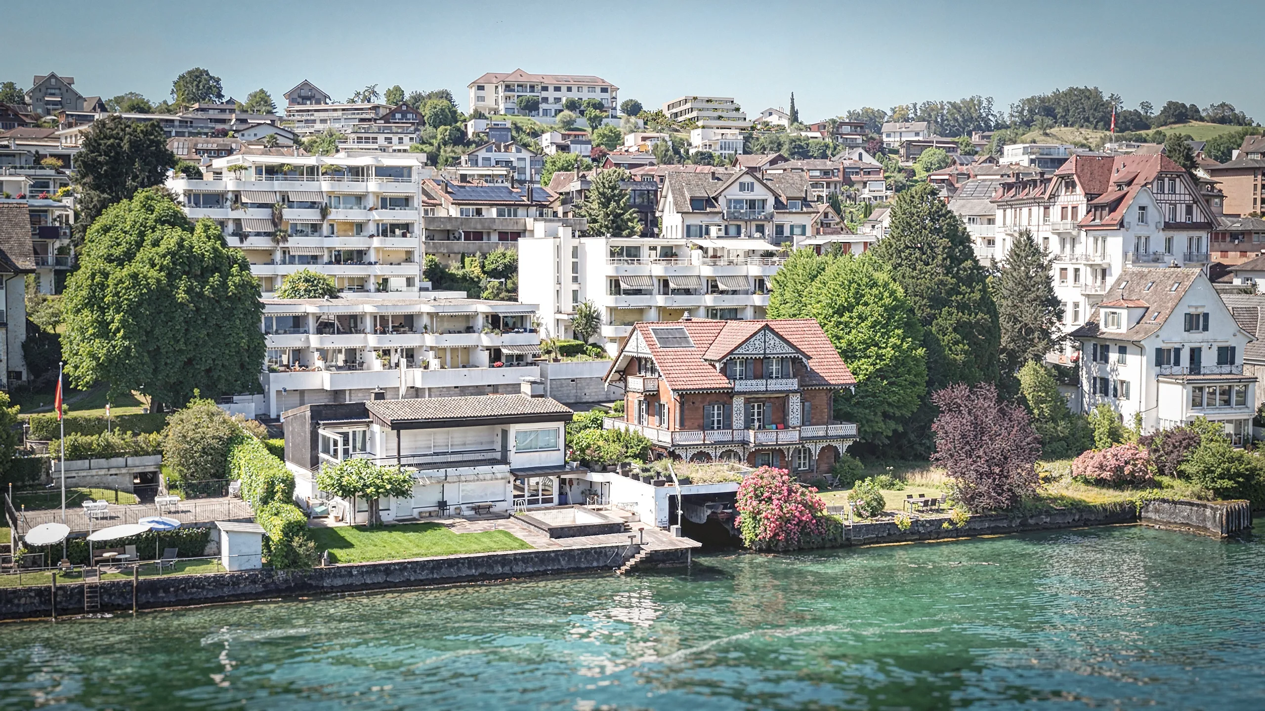 Terrassenhaus Weggis Aussenvisualisierung