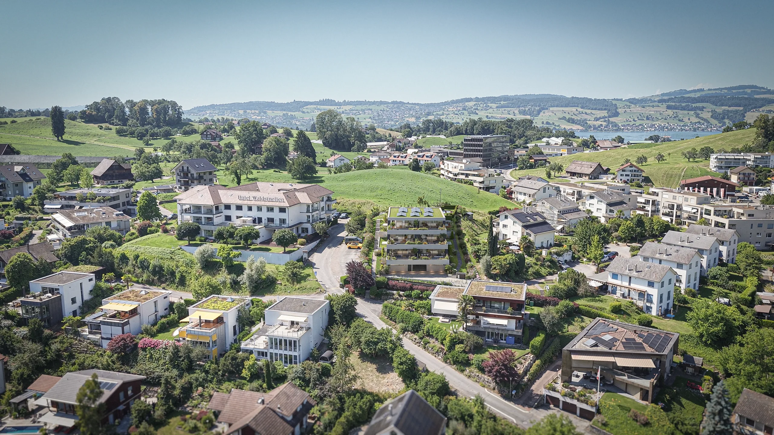 Terrassenhaus Weggis Aussenvisualisierung