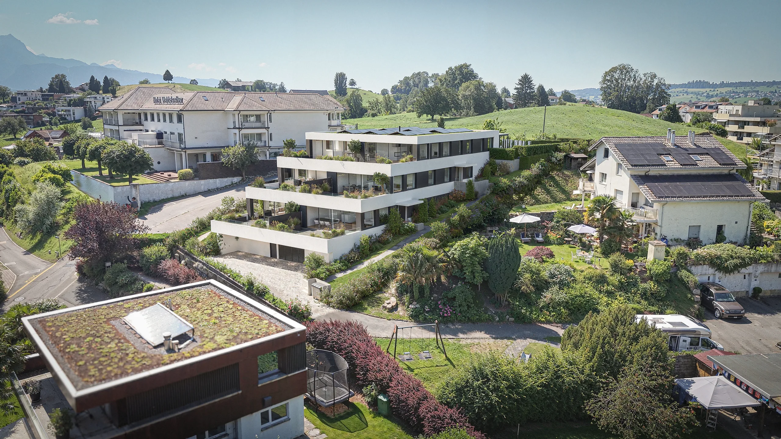 Terrassenhaus Weggis Aussenvisualisierung