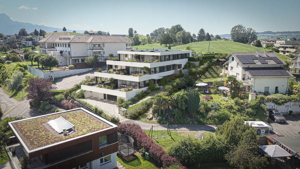Terrassenhaus Weggis Aussenvisualisierung