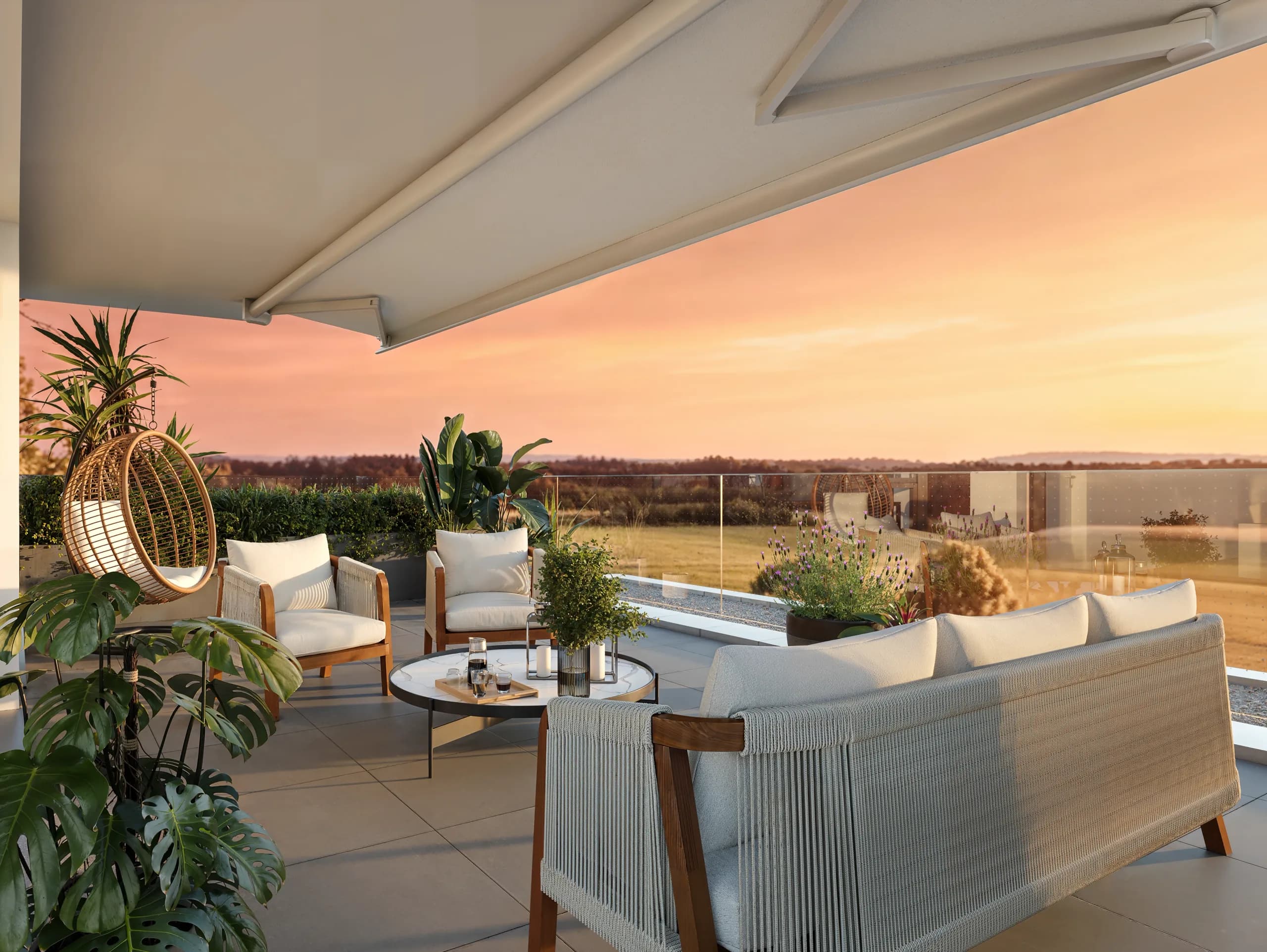 Fortuna Terrassenvisualisierung